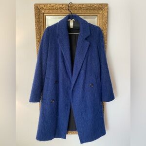 Tibi Blue Teddy Jacket